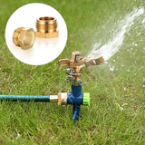 Darrahopens Home & Garden > Garden Tools > Gardening Accessories 2-Pack - G 1/2" BSP Female to GHT 3/4 Male Hose Connector - Brass Garden Hose Connector - Threaded Pipe Connector - Hose Connector, Water Hose Connector, Garden Hose Connector