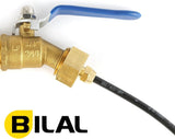 Darrahopens Home & Garden > Garden Tools > Gardening Accessories 3 Pack Brass Garden Hose Adapters, 3/4 inch Female Thread to 1/4 inch Irrigation Tubing Connectors for Drip Systems and Misting Hoses In Australia - Darrahopens