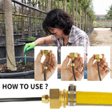 Darrahopens Home & Garden > Garden Tools > Gardening Accessories 3 Pack Brass Garden Hose Adapters, 3/4 inch Female Thread to 1/4 inch Irrigation Tubing Connectors for Drip Systems and Misting Hoses In Australia - Darrahopens