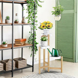 Darrahopens Home & Garden > Garden Tools > Gardening Accessories 3 Tier Bamboo Plant Stand