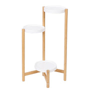 Darrahopens Home & Garden > Garden Tools > Gardening Accessories 3 Tier Bamboo Plant Stand