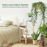 Darrahopens Home & Garden > Garden Tools > Gardening Accessories 3 Tier Bamboo Plant Stand