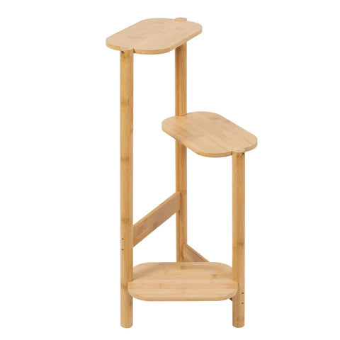 Darrahopens Home & Garden > Garden Tools > Gardening Accessories 3-Tier Bamboo Plant Stand Bonsai Holder