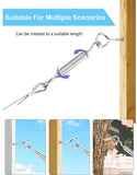 Darrahopens Home & Garden > Garden Tools > Gardening Accessories 30M/2mm stainless steel wire set with M5 tensioner for plants, clotheslines and railings
