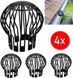 Darrahopens Home & Garden > Garden Tools > Gardening Accessories 4x Leaf Guards for Rain Gutter Downspout Compatible with Various Brands