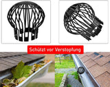 Darrahopens Home & Garden > Garden Tools > Gardening Accessories 4x Leaf Guards for Rain Gutter Downspout Compatible with Various Brands