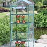 Darrahopens Home & Garden > Garden Tools > Gardening Accessories 5 Tier Garden PVC Plant Insulation Warming Shed Conservatory Cover No Brackets