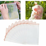 Darrahopens Home & Garden > Garden Tools > Gardening Accessories 50 pcs Fruit Protection Bag Insect Mesh Bag Plant Protection Bag With Drawstring Anti-Insect Net Bags Insect Bag 2030Cm