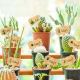 Darrahopens Home & Garden > Garden Tools > Gardening Accessories 60 plant labels - Wooden plant labels - Wooden garden labels - Decorative garden labels - Suitable for seeds, herbs in pots, flowers and vegetables