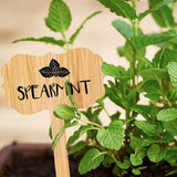 Darrahopens Home & Garden > Garden Tools > Gardening Accessories 60 plant labels - Wooden plant labels - Wooden garden labels - Decorative garden labels - Suitable for seeds, herbs in pots, flowers and vegetables