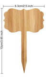 Darrahopens Home & Garden > Garden Tools > Gardening Accessories 60 plant labels - Wooden plant labels - Wooden garden labels - Decorative garden labels - Suitable for seeds, herbs in pots, flowers and vegetables