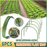 Darrahopens Home & Garden > Garden Tools > Gardening Accessories 6PCS Greenhouse Plant Hoops Garden Tunnel Support for Row Covers and Netting