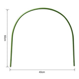 Darrahopens Home & Garden > Garden Tools > Gardening Accessories 6PCS Greenhouse Plant Hoops Garden Tunnel Support for Row Covers and Netting