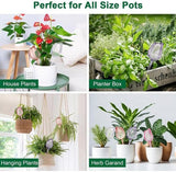 Darrahopens Home & Garden > Garden Tools > Gardening Accessories Automatic Watering Balls - 4 Pieces - Tulip-Shaped Automatic Watering Balls - Plant Waterers - Plastic Watering Balls - Suitable for Indoor and Outdoor Plants