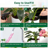 Darrahopens Home & Garden > Garden Tools > Gardening Accessories Automatic Watering Balls - 4 Pieces - Tulip-Shaped Automatic Watering Balls - Plant Waterers - Plastic Watering Balls - Suitable for Indoor and Outdoor Plants