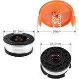 Darrahopens Home & Garden > Garden Tools > Gardening Accessories Black \u0026 Decker Trimmer Spool Replacement, 8 Spools with 2 Covers and 2 Springs, Compatible with PA_max 22-23