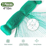 Darrahopens Home & Garden > Garden Tools > Gardening Accessories Chicken Netting, 2 Pieces Anti Bird Netting, 4M X 10M Bird Netting, Fruit Tree Netting, Protective Netting, Protect