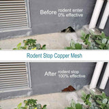 Darrahopens Home & Garden > Garden Tools > Gardening Accessories Copper Anti Rodent Mesh for Slugs Snails Mice and Birds, 6 m