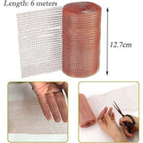 Darrahopens Home & Garden > Garden Tools > Gardening Accessories Copper Net 6m Roll Rodent Protection for Garden Snails Mice Birds Nematodes
