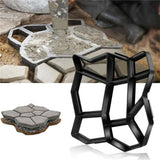 Darrahopens Home & Garden > Garden Tools > Gardening Accessories DIY Path Maker Concrete Mould Paver Patio Garden Brick Slab Pavement Cement Mold