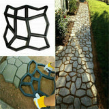Darrahopens Home & Garden > Garden Tools > Gardening Accessories DIY Path Maker Concrete Mould Paver Patio Garden Brick Slab Pavement Cement Mold
