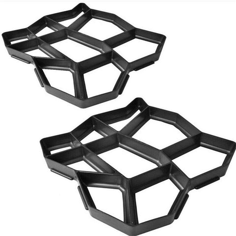 Darrahopens Home & Garden > Garden Tools > Gardening Accessories DIY Path Maker Concrete Mould Paver Patio Garden Brick Slab Pavement Cement Mold