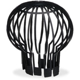 Darrahopens Home & Garden > Garden Tools > Gardening Accessories Downspout Cover 4-Pack Black Ø 13 cm Plastic Basket Leaf Catcher for Gutter