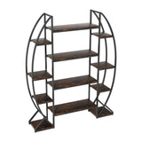 Darrahopens Home & Garden > Garden Tools > Gardening Accessories FIN 8Tier Jumbo Plant Stand Vase Shape Flower Bonsai Pot Display Rack Indoor Outdoor