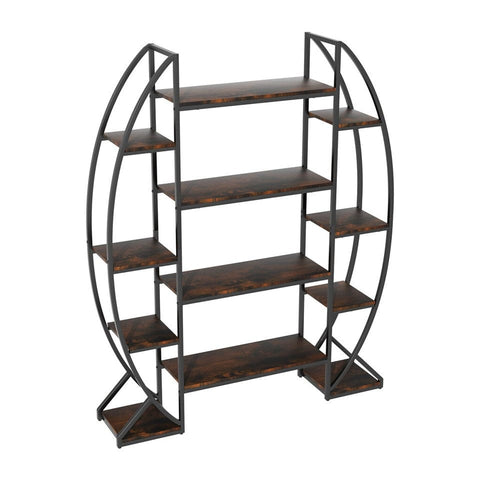 Darrahopens Home & Garden > Garden Tools > Gardening Accessories FIN 8Tier Jumbo Plant Stand Vase Shape Flower Bonsai Pot Display Rack Indoor Outdoor