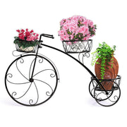Darrahopens Home & Garden > Garden Tools > Gardening Accessories Fin Bicycle Style Flower Pots Indoor Outdoor Garden Shelf Rack Metal Plant Stand Au