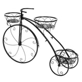 Darrahopens Home & Garden > Garden Tools > Gardening Accessories Fin Bicycle Style Flower Pots Indoor Outdoor Garden Shelf Rack Metal Plant Stand Au