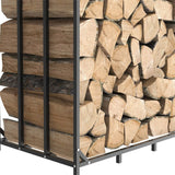 Darrahopens Home & Garden > Garden Tools > Gardening Accessories FIN Heavy Duty Firewood Log Rack Large Storage Holder Shed Rack Outdoor Garden Yard