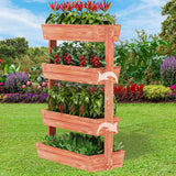 Darrahopens Home & Garden > Garden Tools > Gardening Accessories Fin Xxl Super Durable Elevated Planter Freestanding Rotatable Planter Box Garden Bed