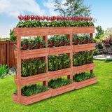 Darrahopens Home & Garden > Garden Tools > Gardening Accessories Fin Xxl Super Durable Elevated Planter Freestanding Rotatable Planter Box Garden Bed