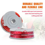 Darrahopens Home & Garden > Garden Tools > Gardening Accessories Flymo string trimmer line spool 4-pack 36ft 1.5mm compatible with Flymo brush cutter FLY021 spool replacement