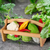 Darrahopens Home & Garden > Garden Tools > Gardening Accessories Garden Harvest Basket, Large Vegetable Hod for Gardeners - Garden Basket with Rotating Handle Makes Washing Your Fruits and Veggies a Breeze | Reinforced Frame