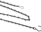 Darrahopens Home & Garden > Garden Tools > Gardening Accessories Hanging Chain Set Replacement Garden Flower Pot Plant Hanger with Clips Hooks for Bird Feeders Metal 3-Pack