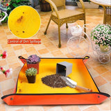 Darrahopens Home & Garden > Garden Tools > Gardening Accessories Houseplant Transplant Mat – Foldable and Portable Transplanting Mat to Prevent Soil Spills – Ideal for Succulents – Garden Gift for Plant Lovers (27" x 27")