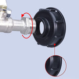 Darrahopens Home & Garden > Garden Tools > Gardening Accessories IBC Tank Tap 1000L with S60x6 Thread and Garden Hose Connector