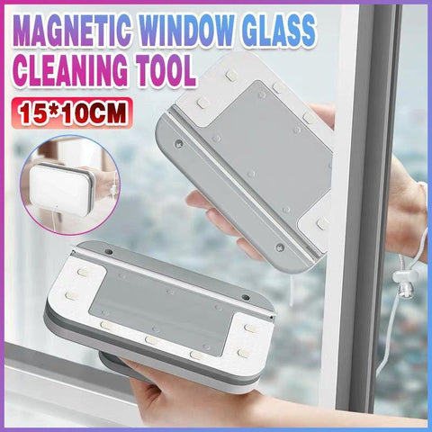 Darrahopens Home & Garden > Garden Tools > Gardening Accessories Magnetic Window Glass Cleaning Tool Double Side Glass Cleaner Brush Wiper Home