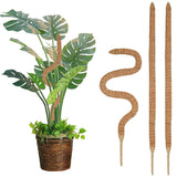 Darrahopens Home & Garden > Garden Tools > Gardening Accessories Monstera moss poles 4 pcs bendable plant support compatible with climbing indoor plants