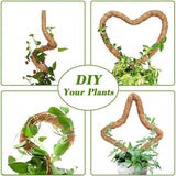 Darrahopens Home & Garden > Garden Tools > Gardening Accessories Monstera moss poles 4 pcs bendable plant support compatible with climbing indoor plants