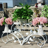 Darrahopens Home & Garden > Garden Tools > Gardening Accessories Outdoor Indoor Metal Flower Pots Planter Plant Stands Garden Shelf Racks