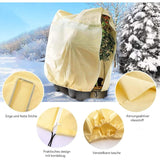 Darrahopens Home & Garden > Garden Tools > Gardening Accessories Plant Cover, Adjustable Plant Protection Cover With Zipper Drawstring, Reusable Frost-Proof Plant Protection Bag, 180 X