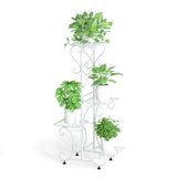 Darrahopens Home & Garden > Garden Tools > Gardening Accessories Practical Plant Stand Wrought Iron Flower Pot Holder Corner Plant Shelf Organize