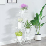 Darrahopens Home & Garden > Garden Tools > Gardening Accessories Practical Plant Stand Wrought Iron Flower Pot Holder Corner Plant Shelf Organize