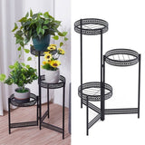Darrahopens Home & Garden > Garden Tools > Gardening Accessories Premium Quality Black Metal Plant Stand