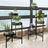 Darrahopens Home & Garden > Garden Tools > Gardening Accessories Premium Quality Black Metal Plant Stand