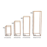 Darrahopens Home & Garden > Garden Tools > Gardening Accessories Rose Gold Metal Flower Stand