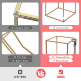 Darrahopens Home & Garden > Garden Tools > Gardening Accessories Rose Gold Metal Flower Stand